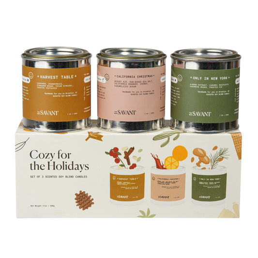 The New Savant Cozy for the Holidays Candle Set (3 x 7 oz) #10087148