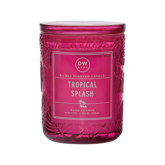 <transcy>DW Home浓郁香气和手工倒入玻璃罐装蜡烛的蜡烛（带盖）-各种香气</transcy>