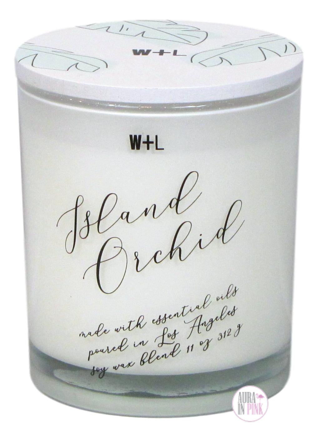 Wolf+Lamb Island Orchid Glass Jar Candle