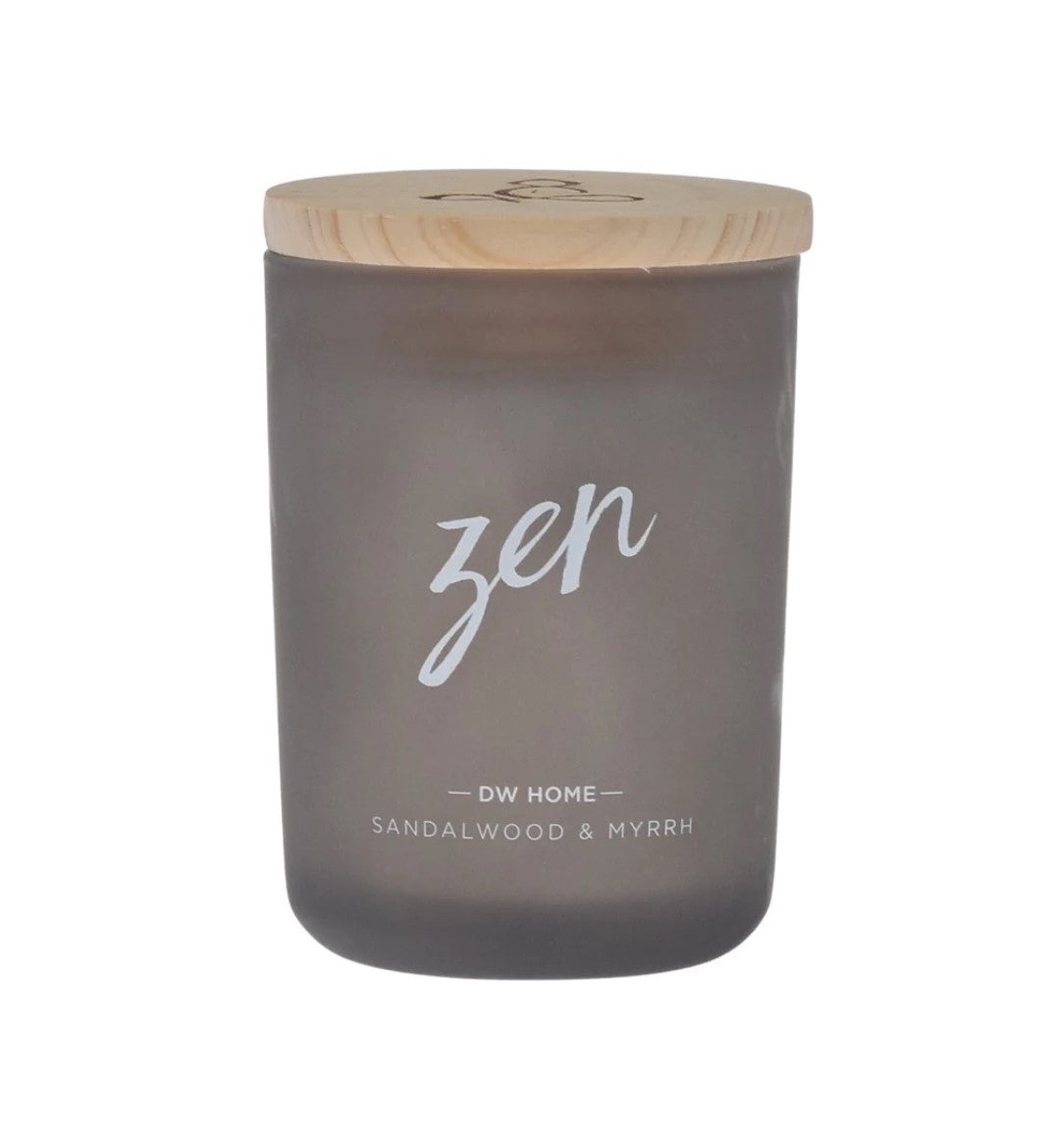DW Home Zen Premium Fragrance Collection Large Double Wick Glass Jar Candles -  Various Scents - Aura In Pink Inc.