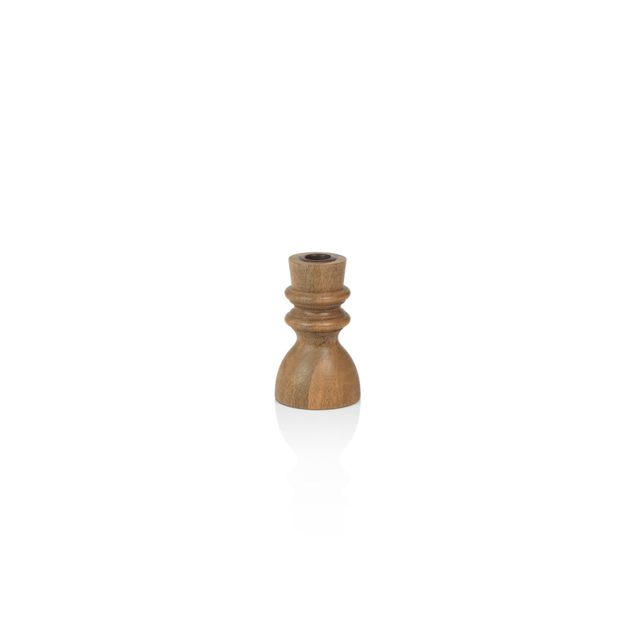 Sukhothai Mango Wood Taper Holder
