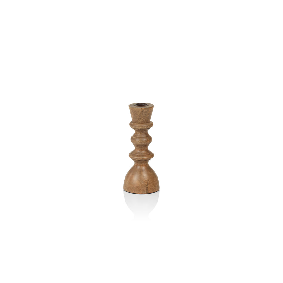 Sukhothai Mango Wood Taper Holder