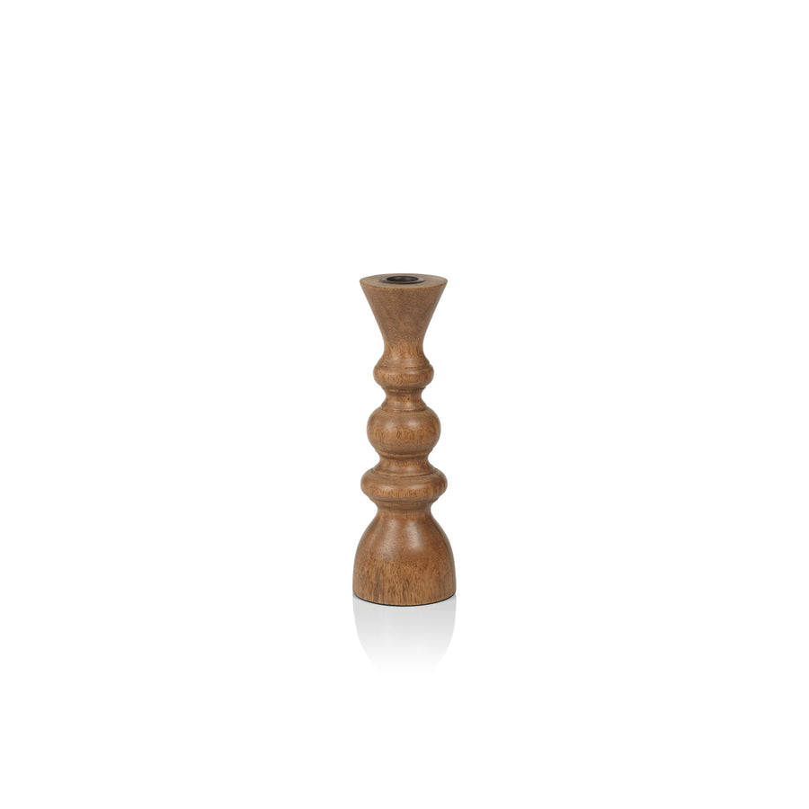 Sukhothai Mango Wood Taper Holder