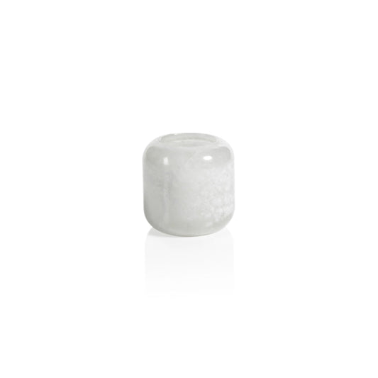 Teran Polished Alabaster Stone Candle Holder / Vase