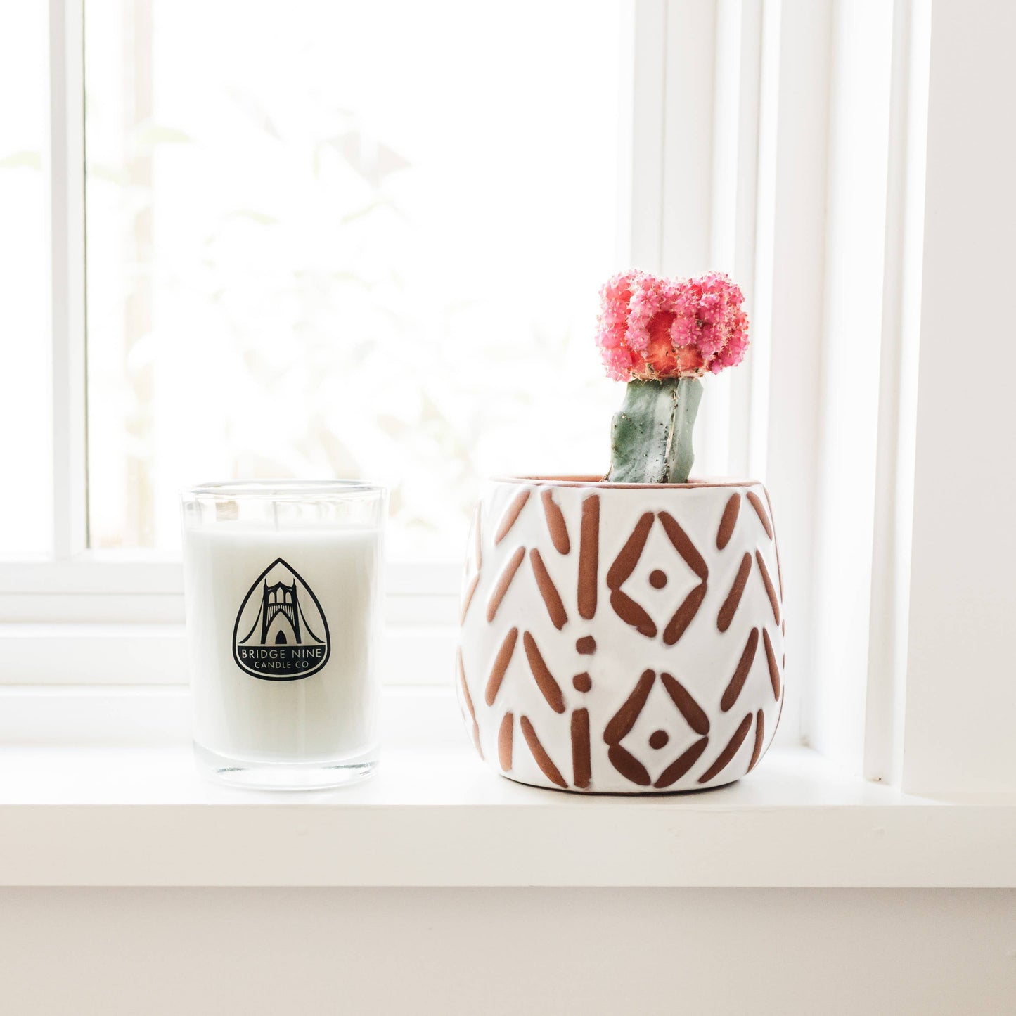 Cactus Flower Candles