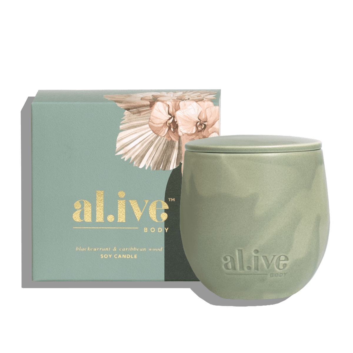 BLACKCURRANT & CARIBBEAN WOOD SOY CANDLE