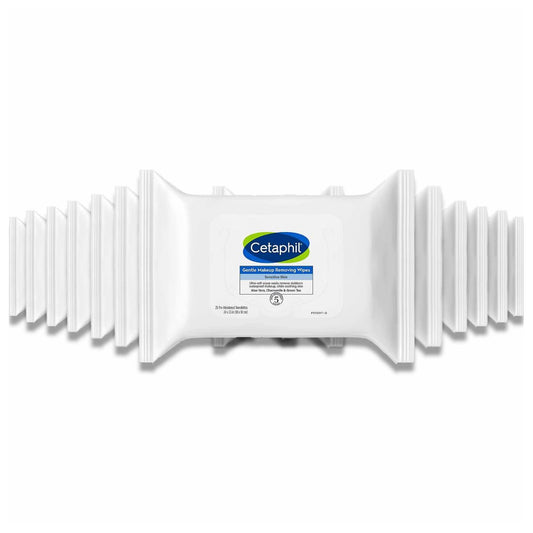 Cetaphil - Gentle Makeup Removing Wipes - 25 Ct- 12 Pack