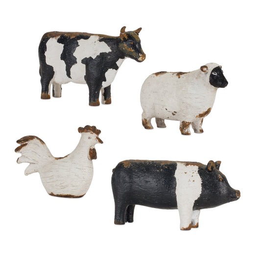 Farm Animal Candle Holder, Set of 4