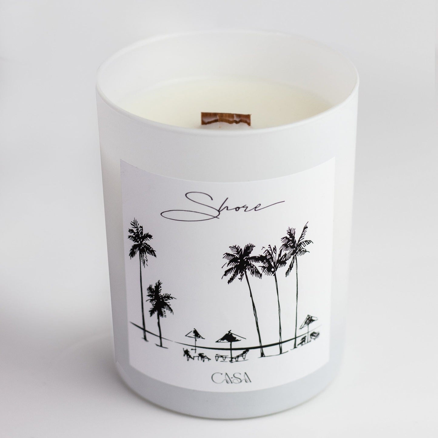 Florida Glass Tumbler Candle Candles Casa Sanctum Shore