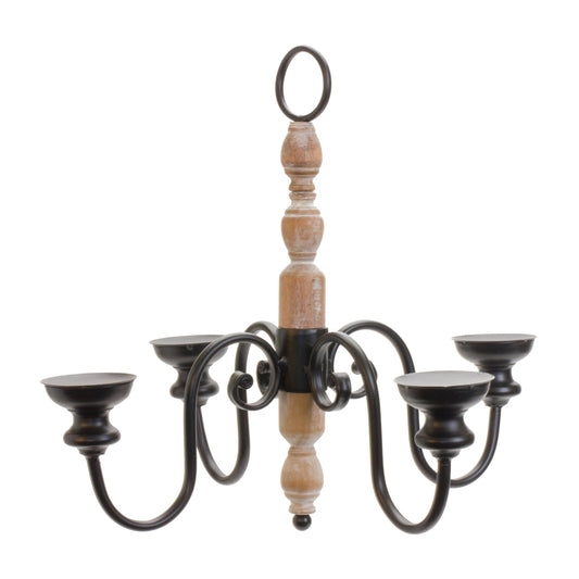 Hanging Chandelier 21.25" Candle Holder