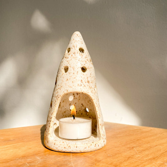 Hey Moon Ceramics: Incense/ Tea Light Hut