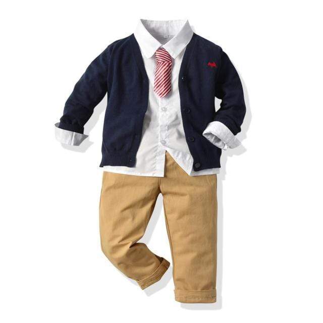 Boy's Clothing as show / 9M / China Knitting Sweater Jacket Outfit