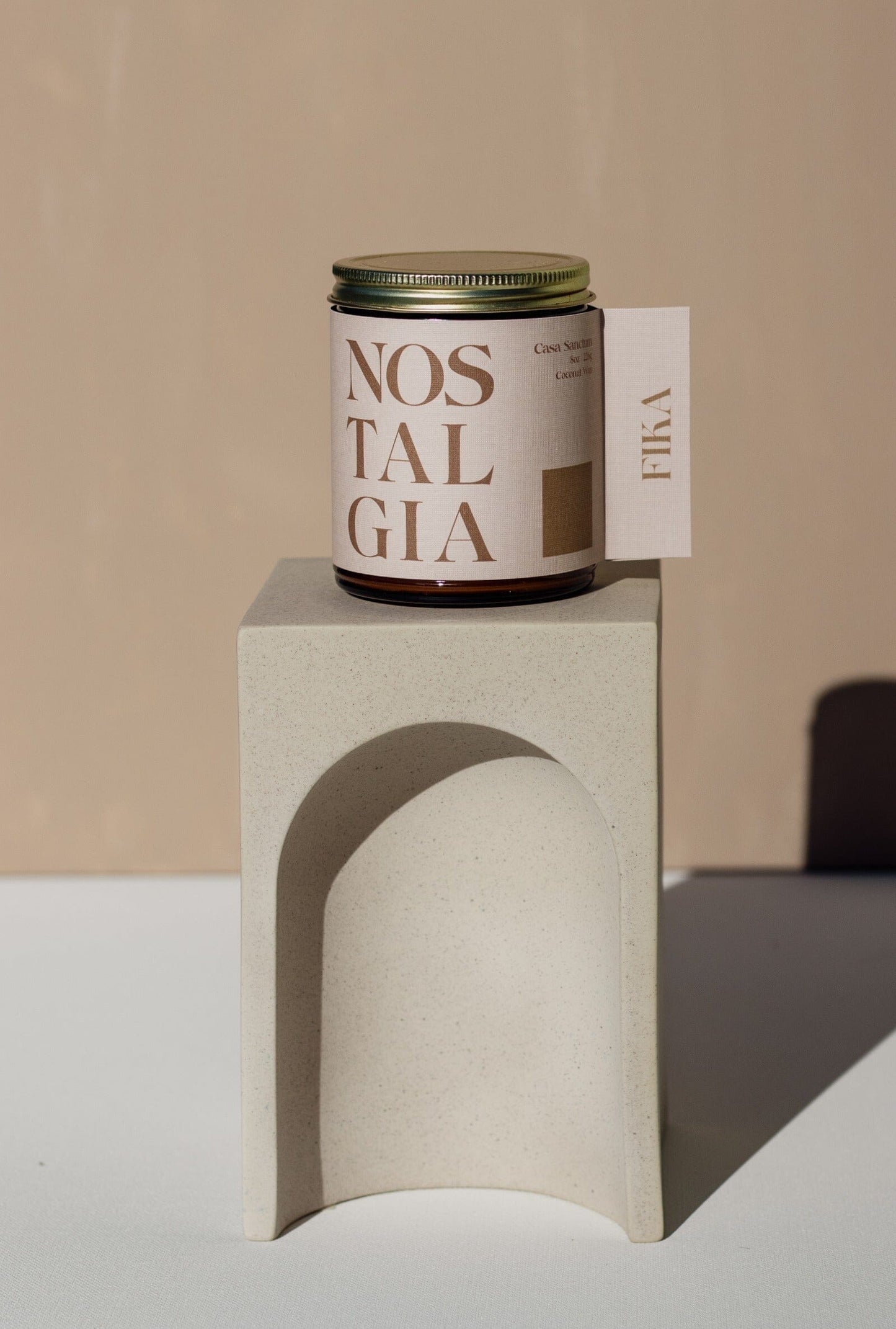 Nostalgia Glass Tumbler Candle Candles Casa Sanctum Fika