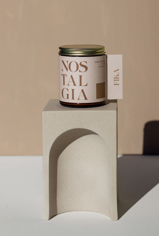 Nostalgia Glass Tumbler Candle Candles Casa Sanctum Fika