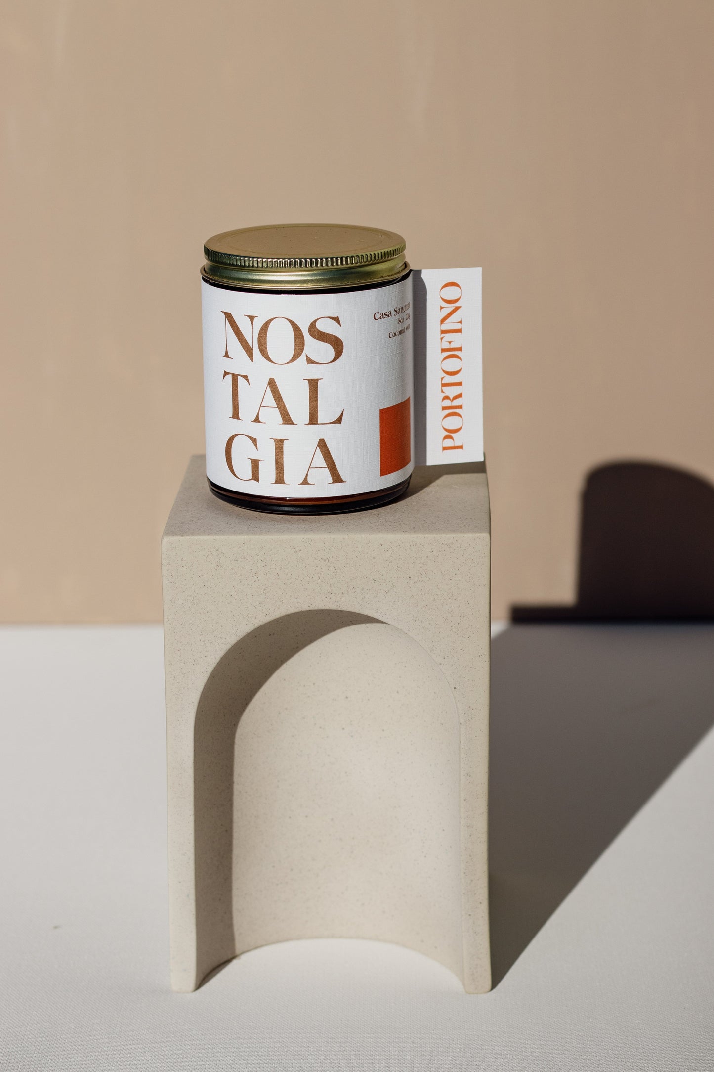 Nostalgia Glass Tumbler Candle Candles Casa Sanctum Portofino