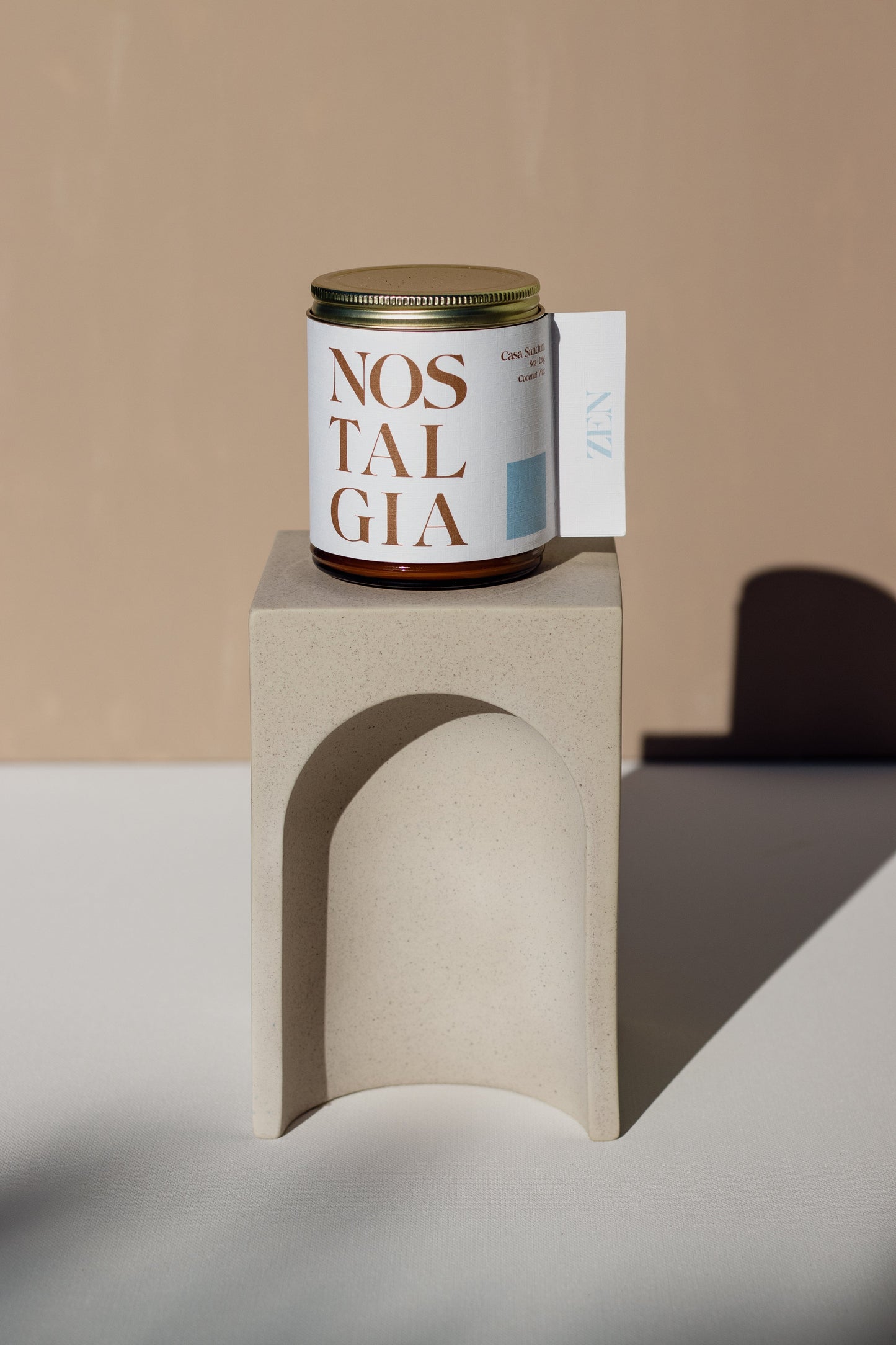 Nostalgia Glass Tumbler Candle Candles Casa Sanctum Zen