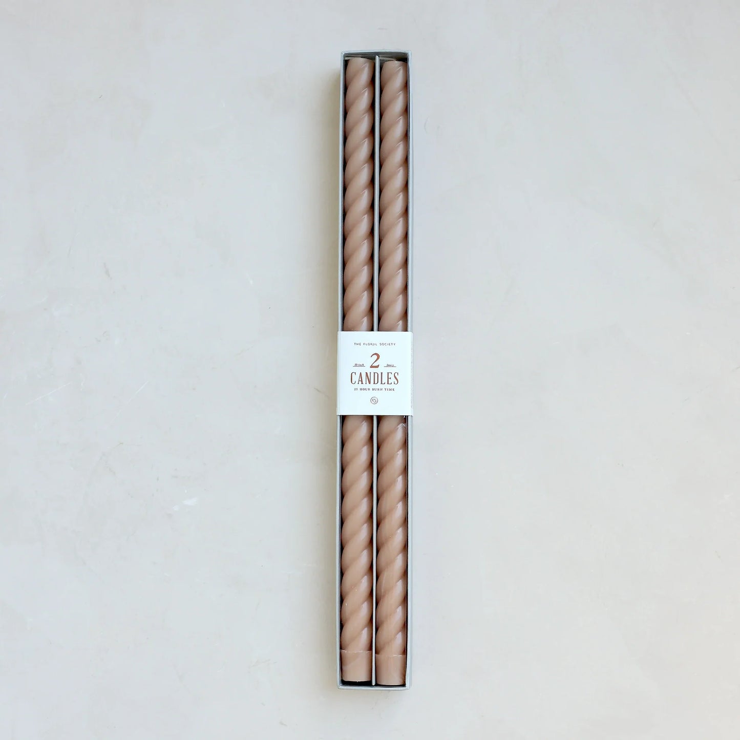 Fancy Taper Candle 18" | Petal