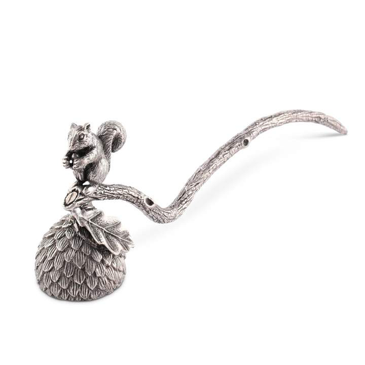 Vagabond House Pewter Squirrel Candle Snuffer