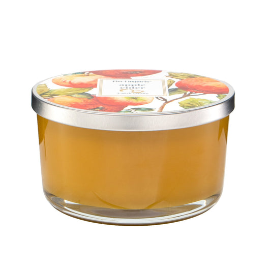 Pier 1 Apple Cider 14oz Filled 3-Wick Candle - 3-Wick Candles