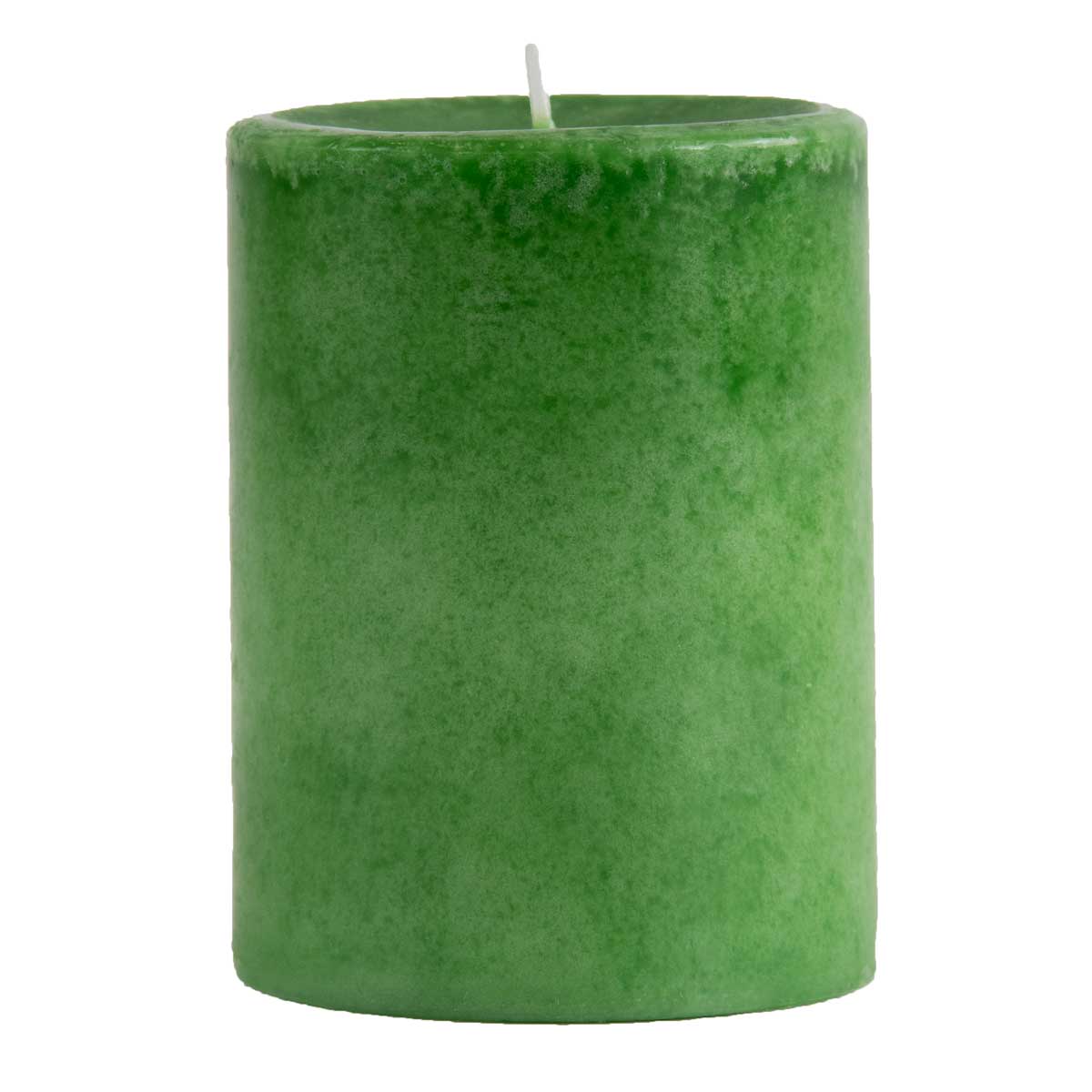 Pier 1 Apple Mint 3x4 Mottled Pillar Candle - Pillar Candles