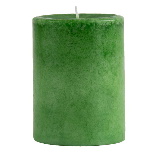 Pier 1 Apple Mint 3x4 Mottled Pillar Candle - Pillar Candles