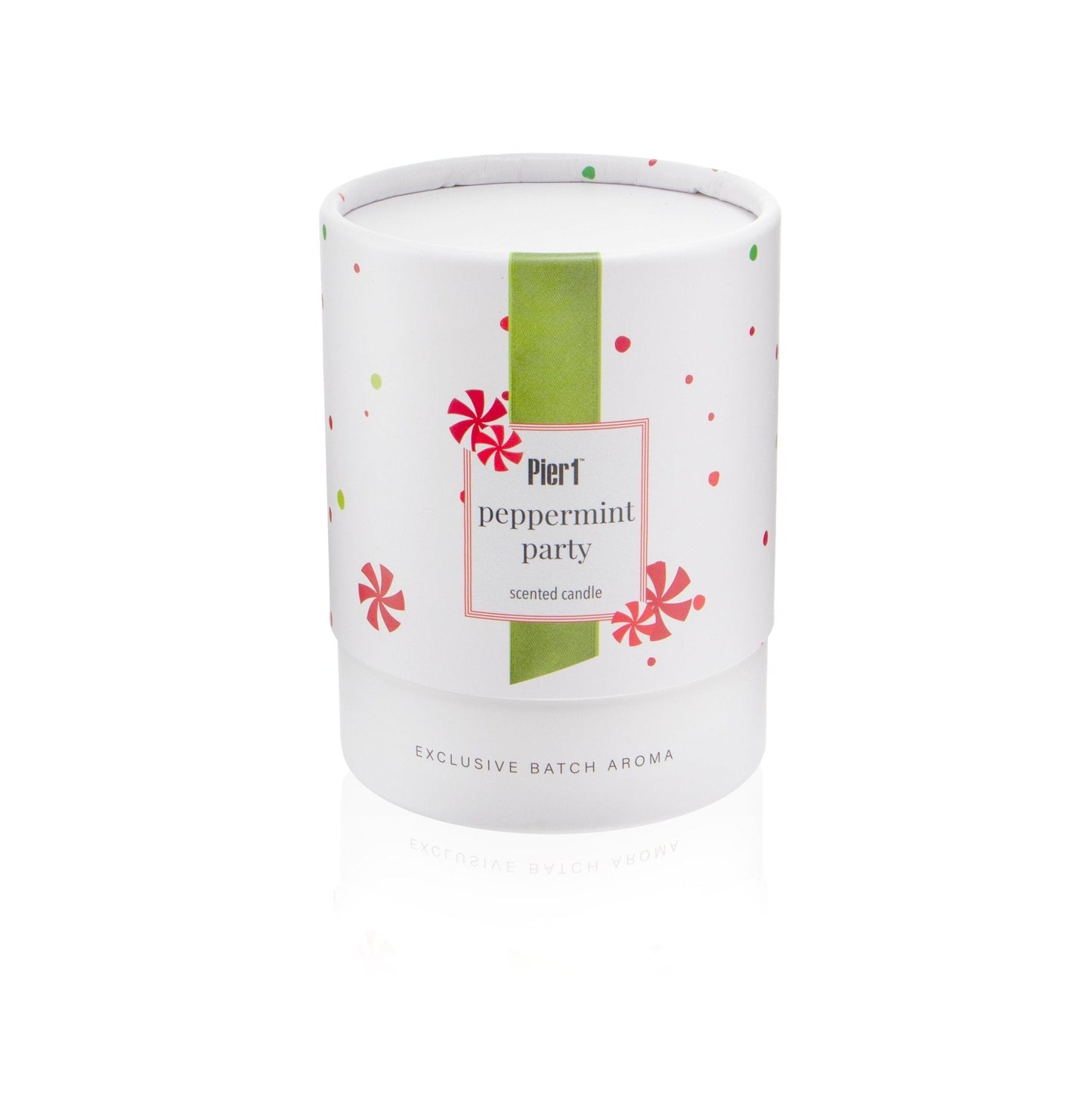 Pier 1 Peppermint Party 8oz Boxed Soy Candle - Jar Candles