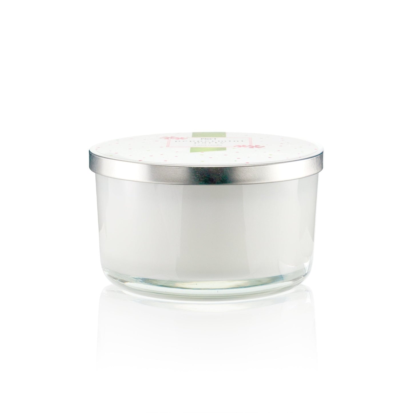 Pier 1 Peppermint Party Filled 3 Wick Candle 14oz - 3-Wick Candles