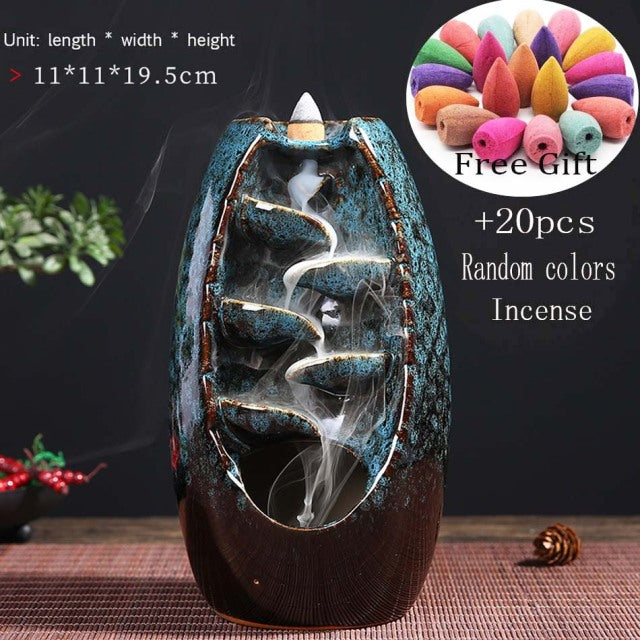 Dragon Backflow Burner with Crystal Ball