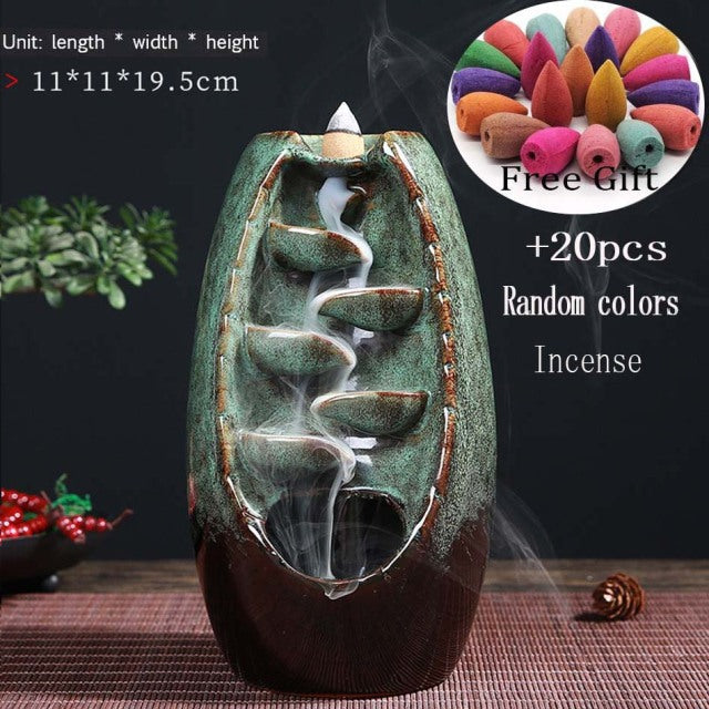Dragon Backflow Burner with Crystal Ball