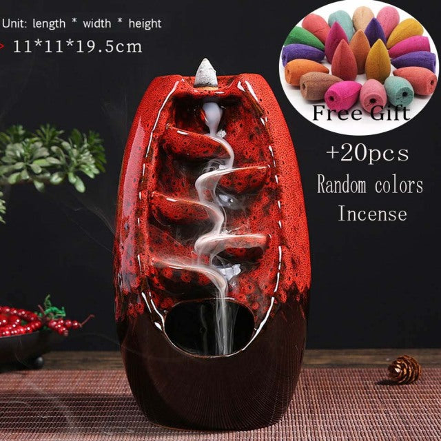 Dragon Backflow Burner with Crystal Ball