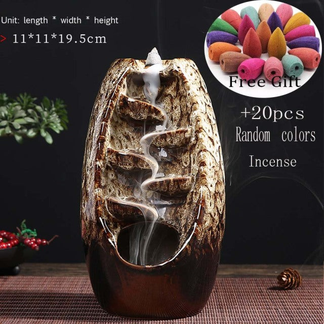 Dragon Backflow Burner with Crystal Ball