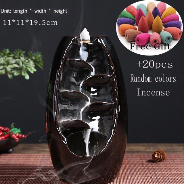 Dragon Backflow Burner with Crystal Ball
