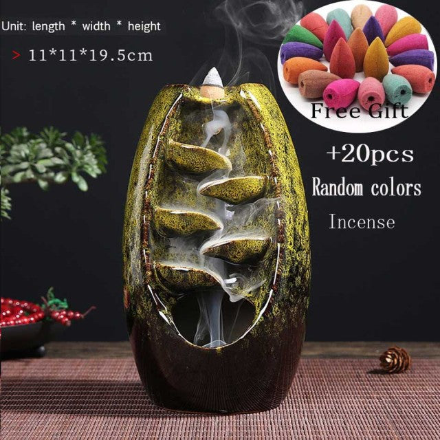 Dragon Backflow Burner with Crystal Ball