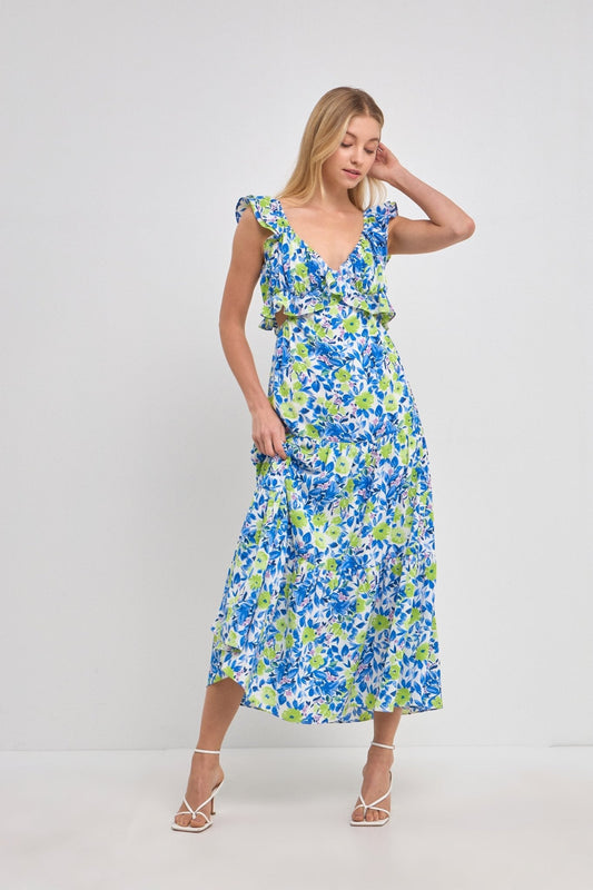 Ruffled Maxi Dress