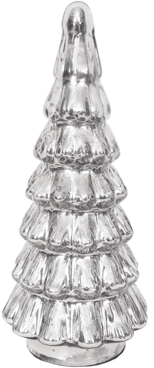 Silver Mercury Christmas Tree Candle Holders India House Brass Small