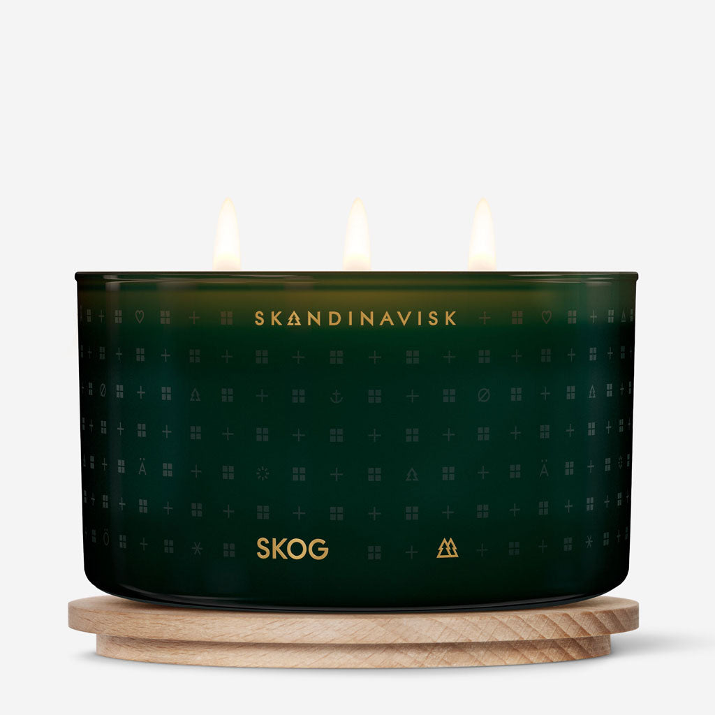 Three-Wick Scented Candle 475g | Skog
