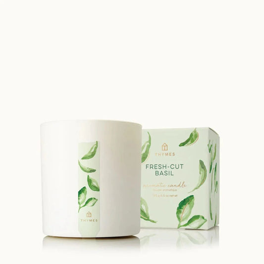 THYMES Fresh-Cut Basil Poured Candle
