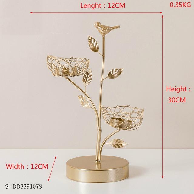 Gold Nest Candle Holder